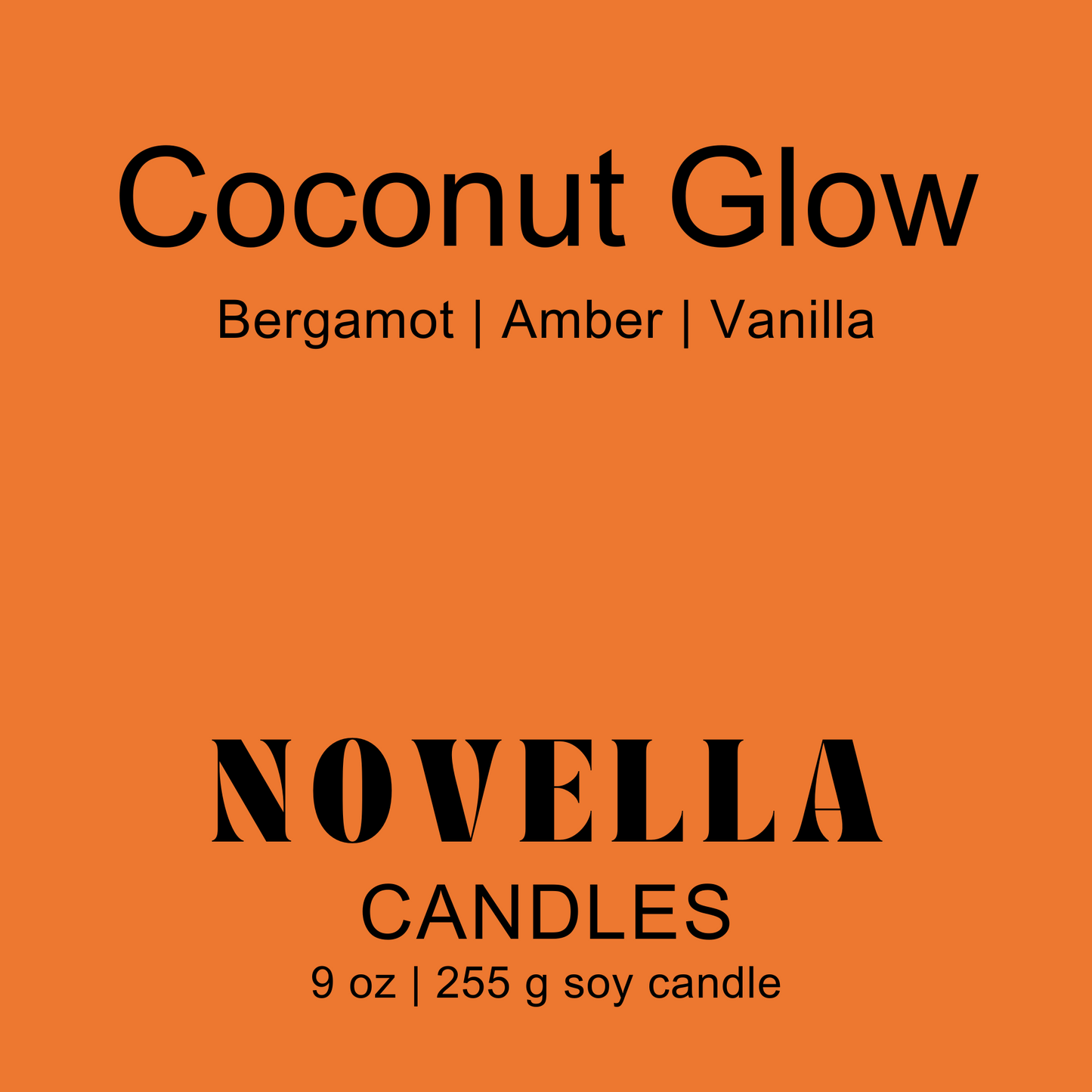 Coconut Glow Recycled Glass Candle