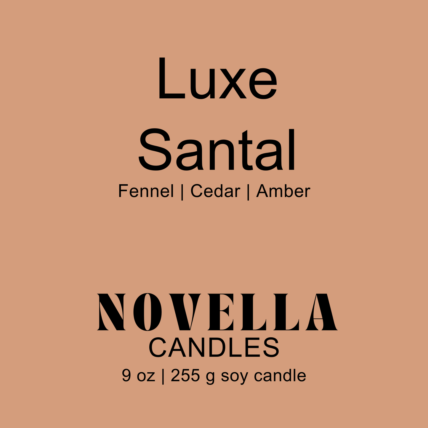 Luxe Santal Recycled Glass Candle
