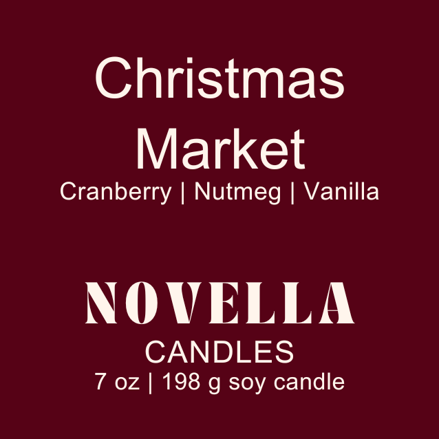 Christmas Market Amber Jar Candle