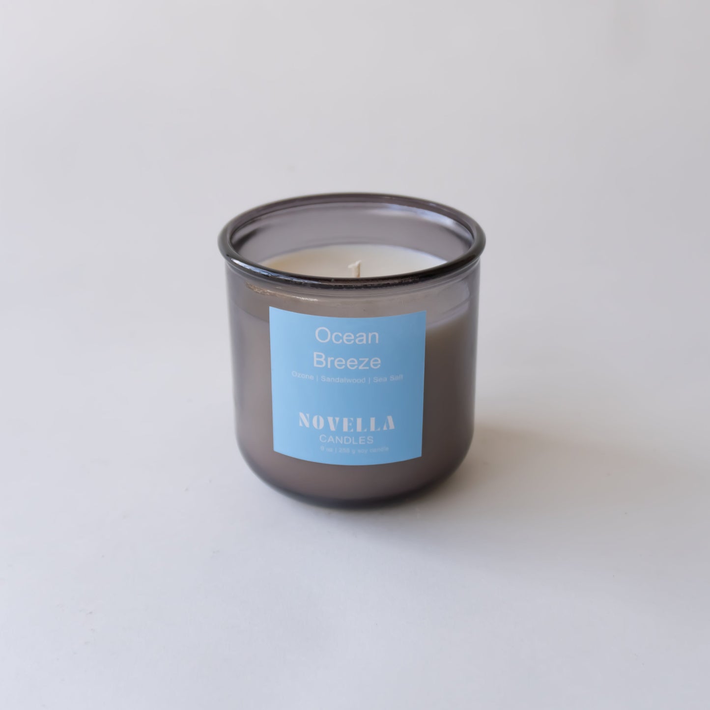 Ocean Breeze Recycled Glass Candle