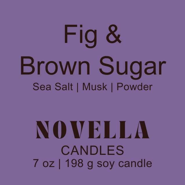 Brown Sugar & Fig Amber Jar Candle