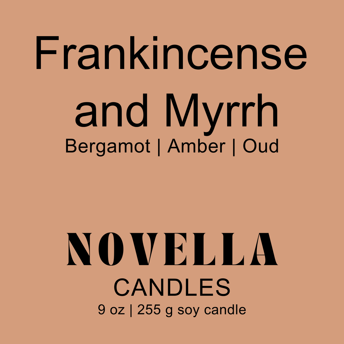Frankincense & Myrrh Amber Jar Candle