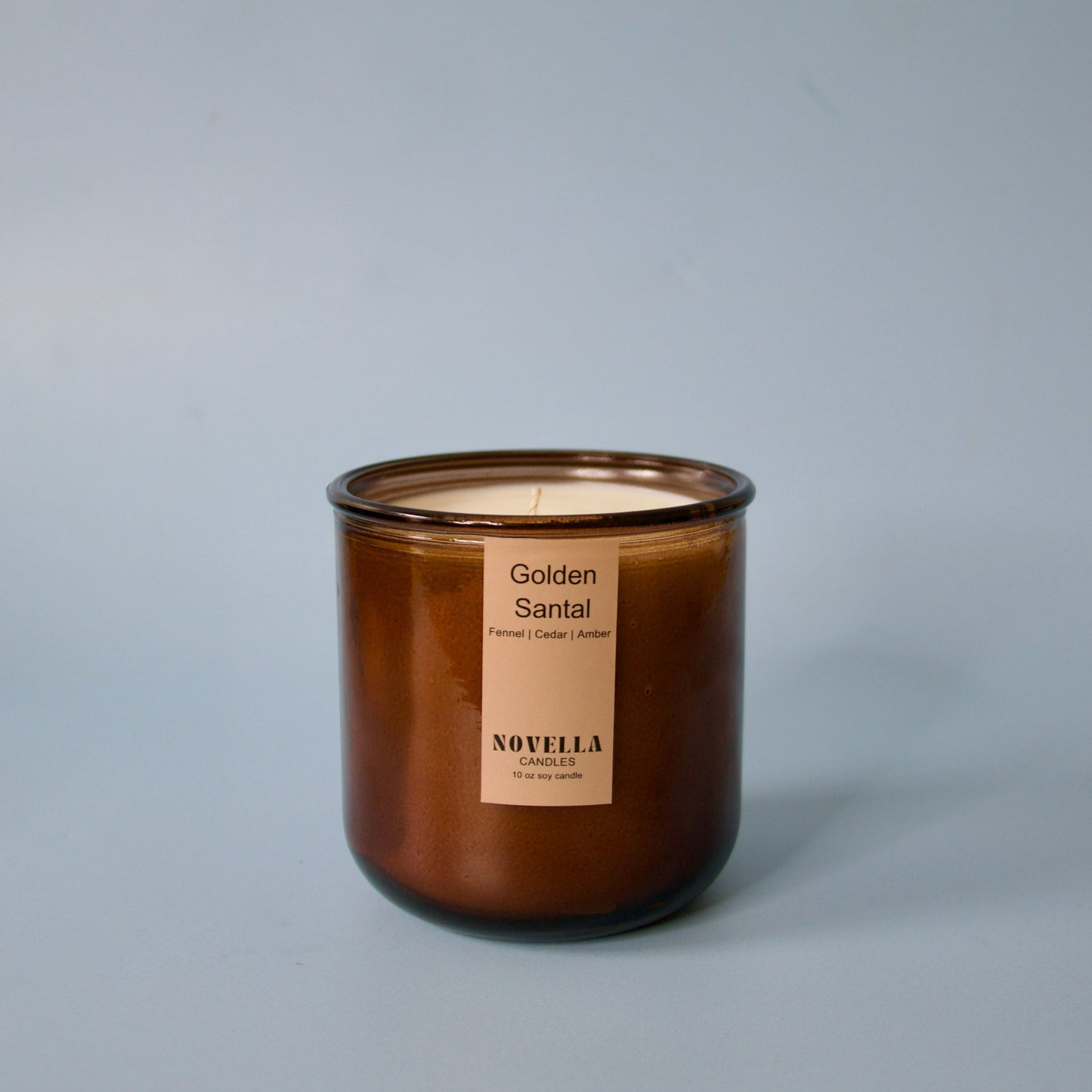 Luxe Santal Recycled Glass Candle