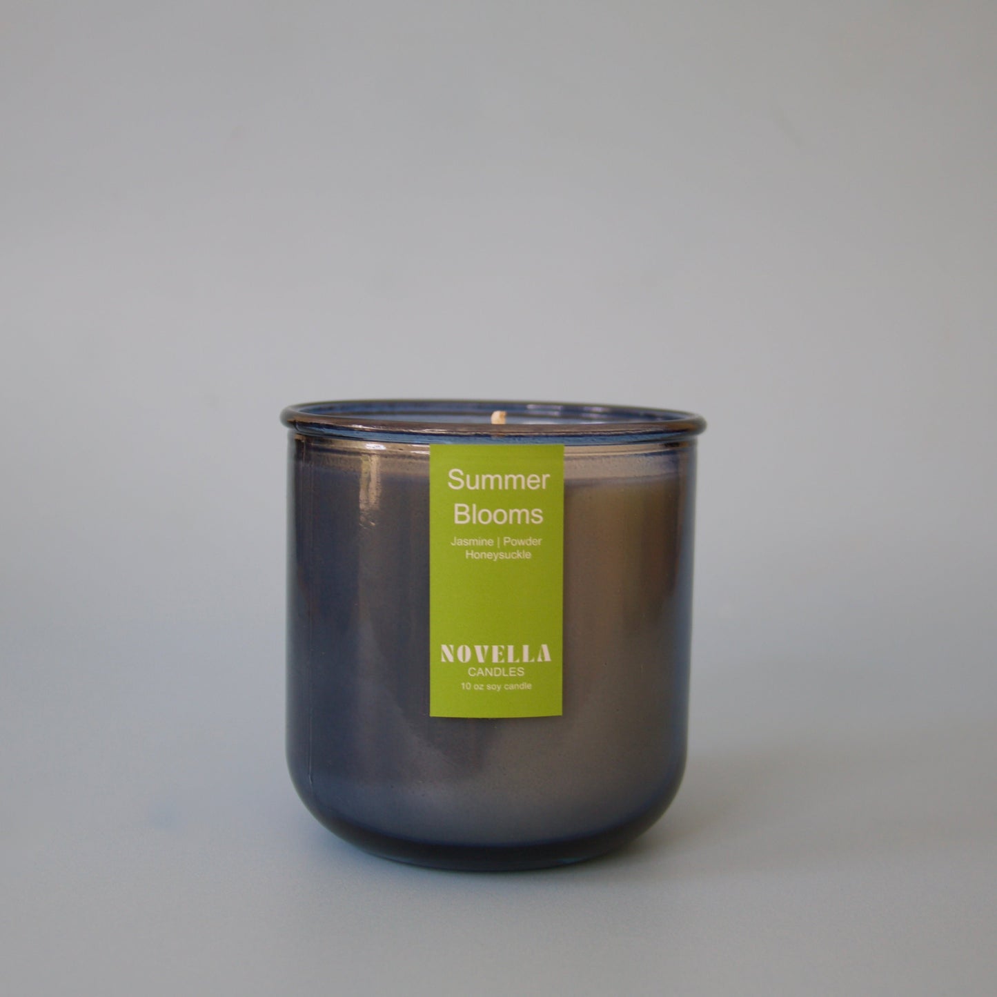 Jasmine & Honeysuckle Recycled Glass Candle