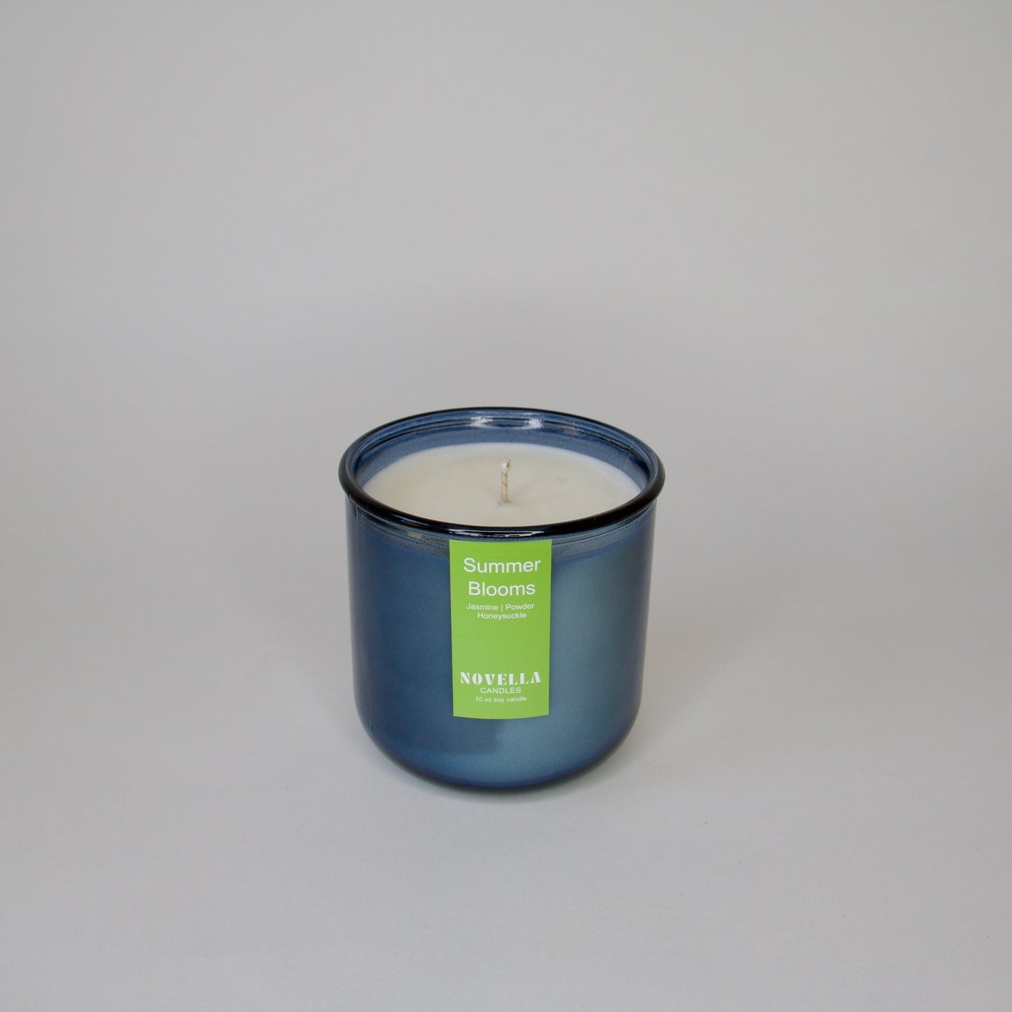 Jasmine & Honeysuckle Recycled Glass Candle