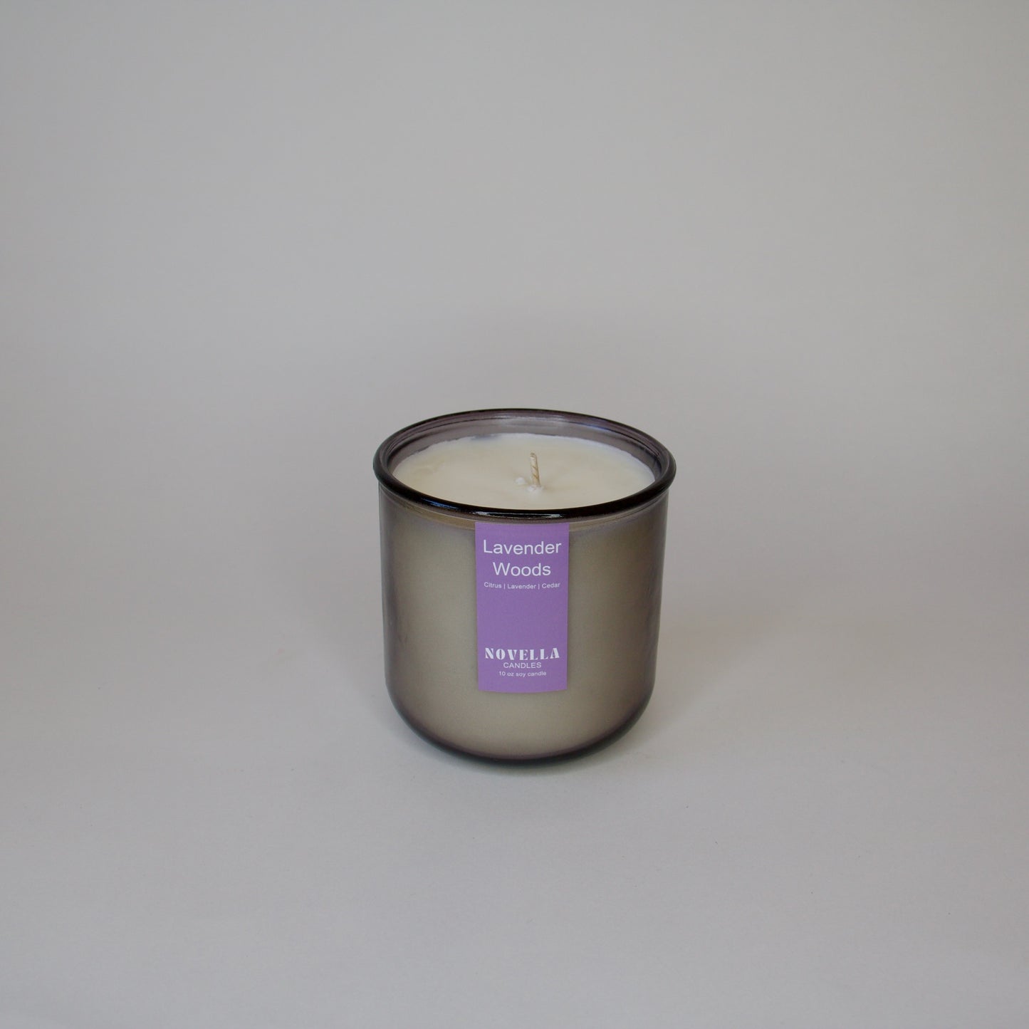 Lavender Woods Recycled Glass Candle