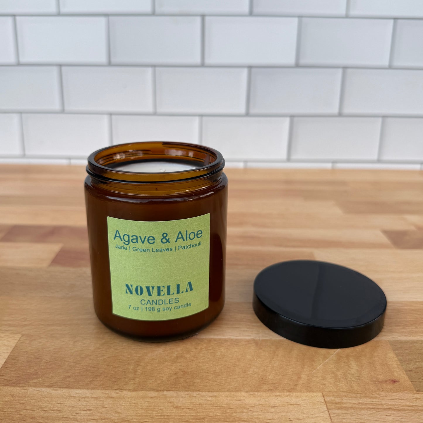 Aloe & Agave Amber Jar Candle