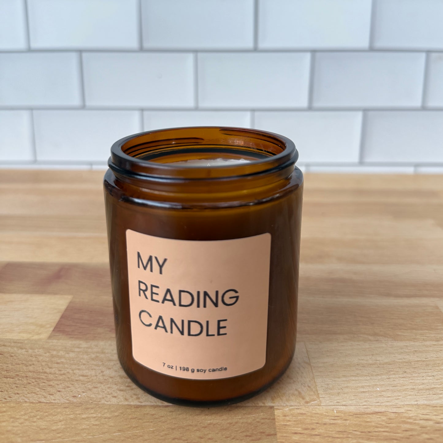 My Reading Candle