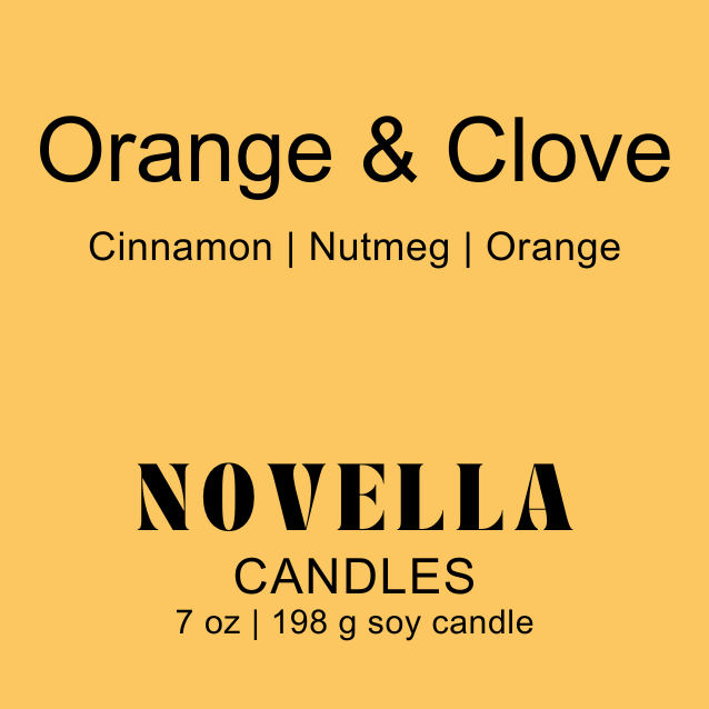 Orange & Clove Amber Jar Candle