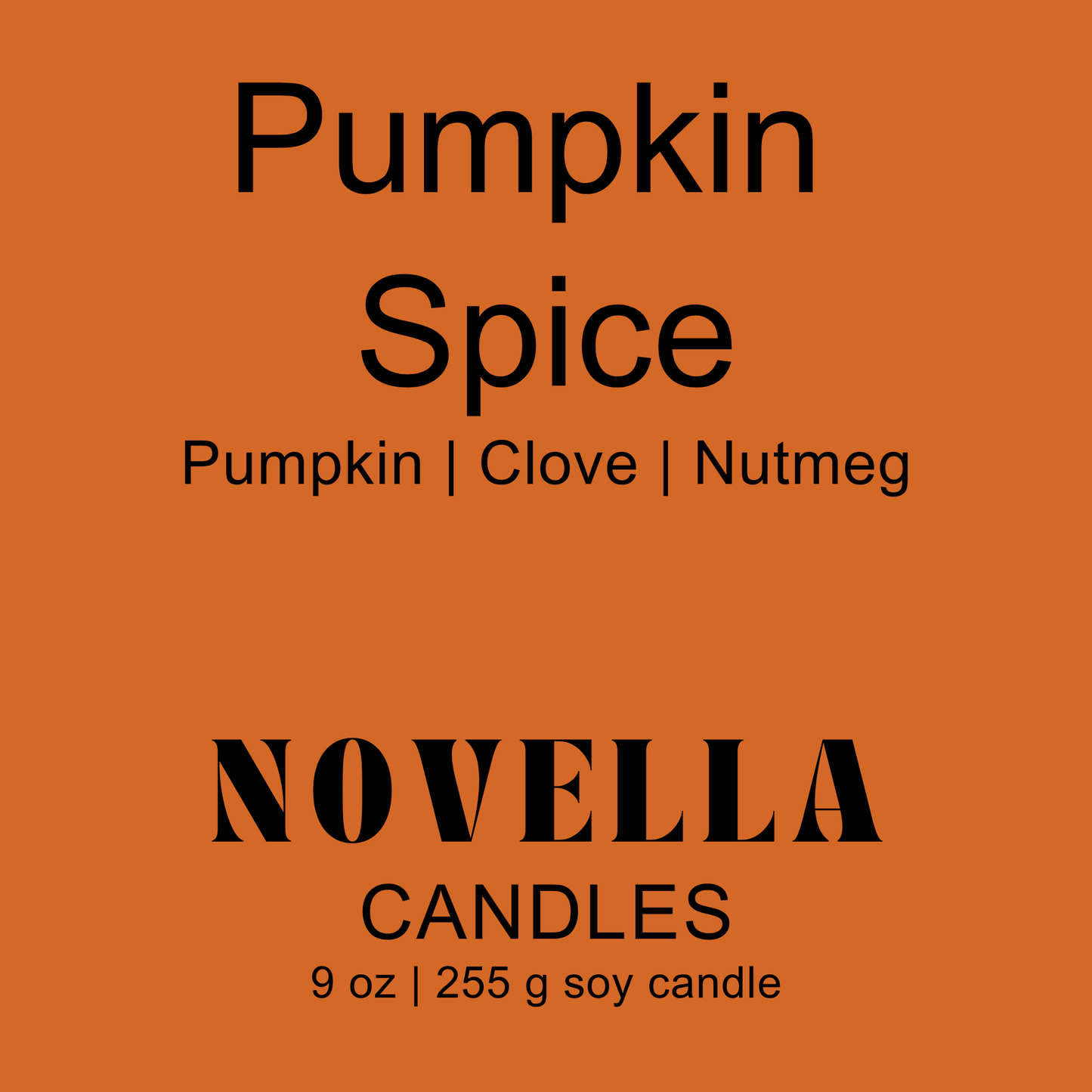 Pumpkin Spice Recycled Glass Candle