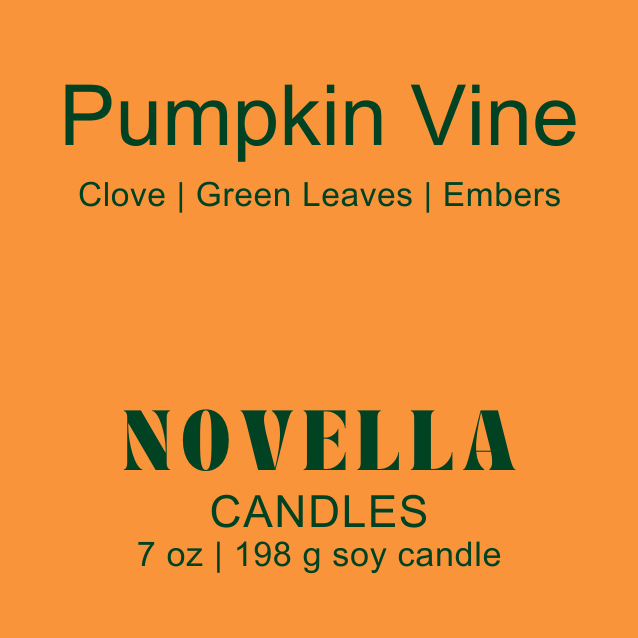Pumpkin Vine Amber Jar Candle