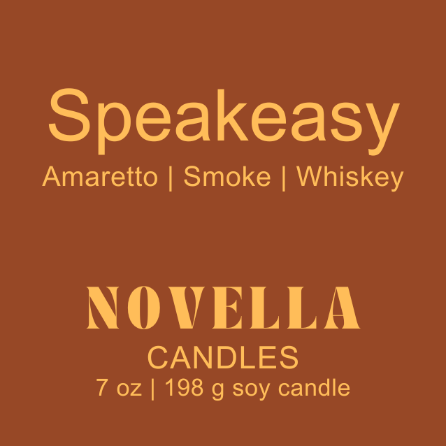 Speakeasy Amber Jar Candle