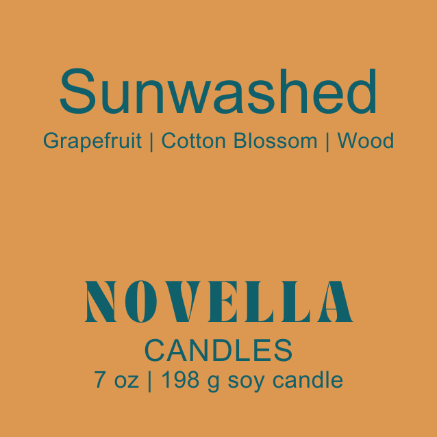 Sunwashed Amber Jar Candle