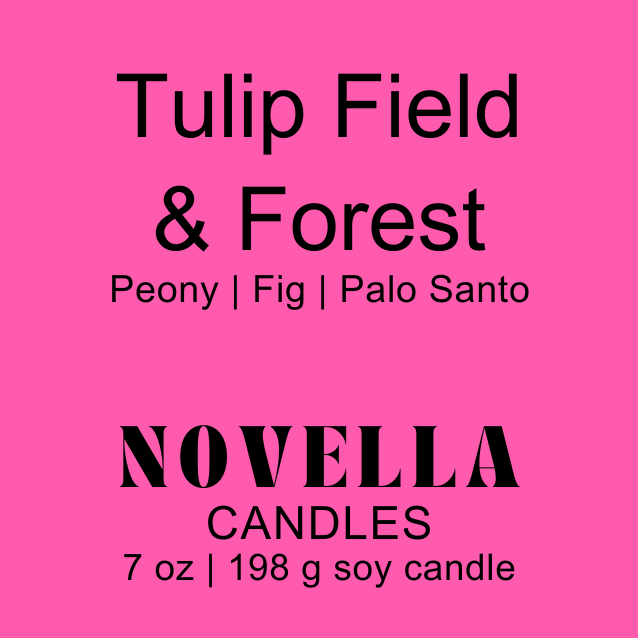 Tulip Field & Forest Amber Jar Candle