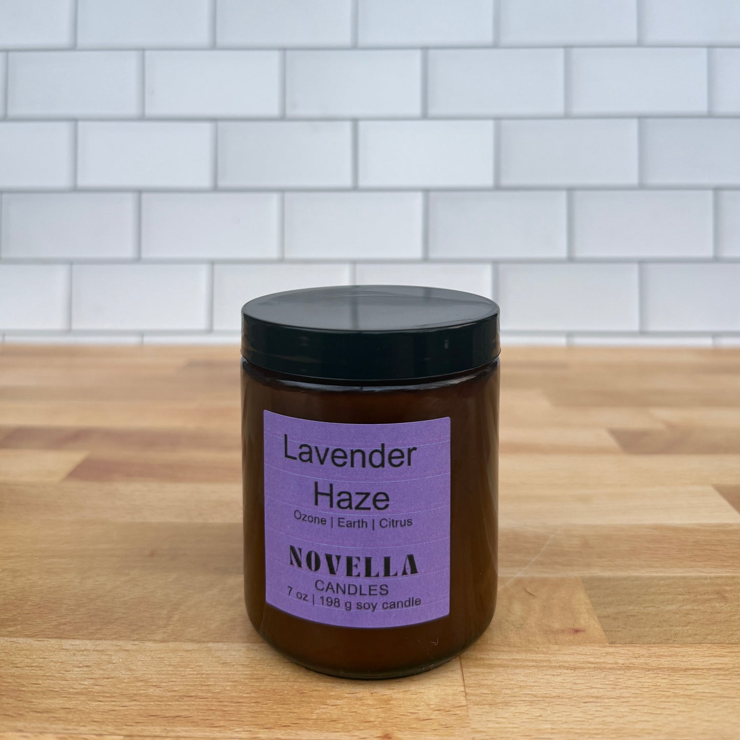 Lavender Haze Amber Jar Candle