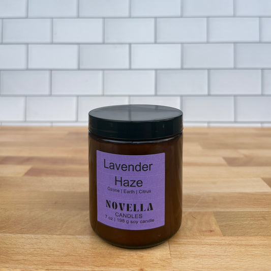 Lavender Haze Amber Jar Candle