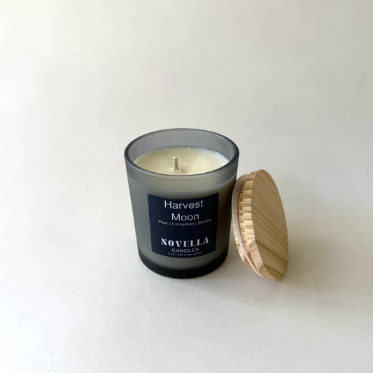 Harvest Moon Glass Candle