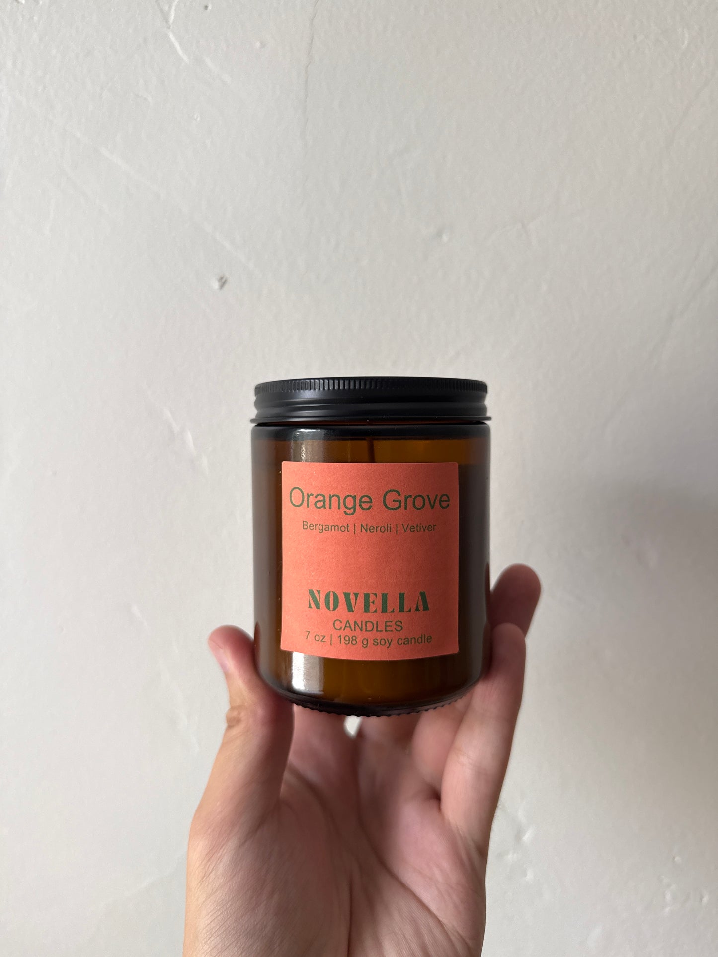 Orange Grove Amber Jar Candle