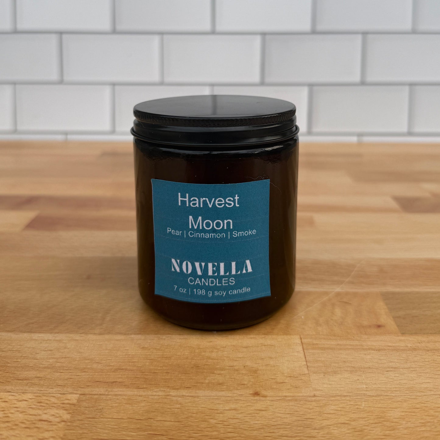 Harvest Moon Amber Jar Candle