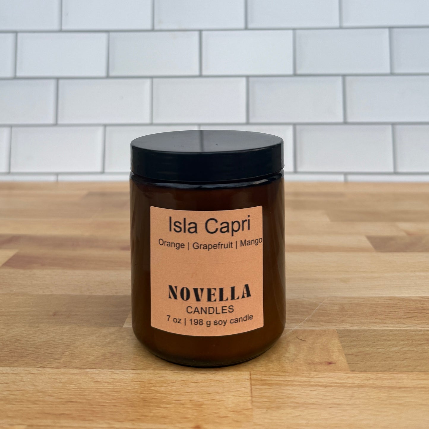 Isla Capri Amber Jar Candle