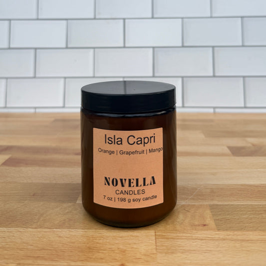 Isla Capri Amber Jar Candle