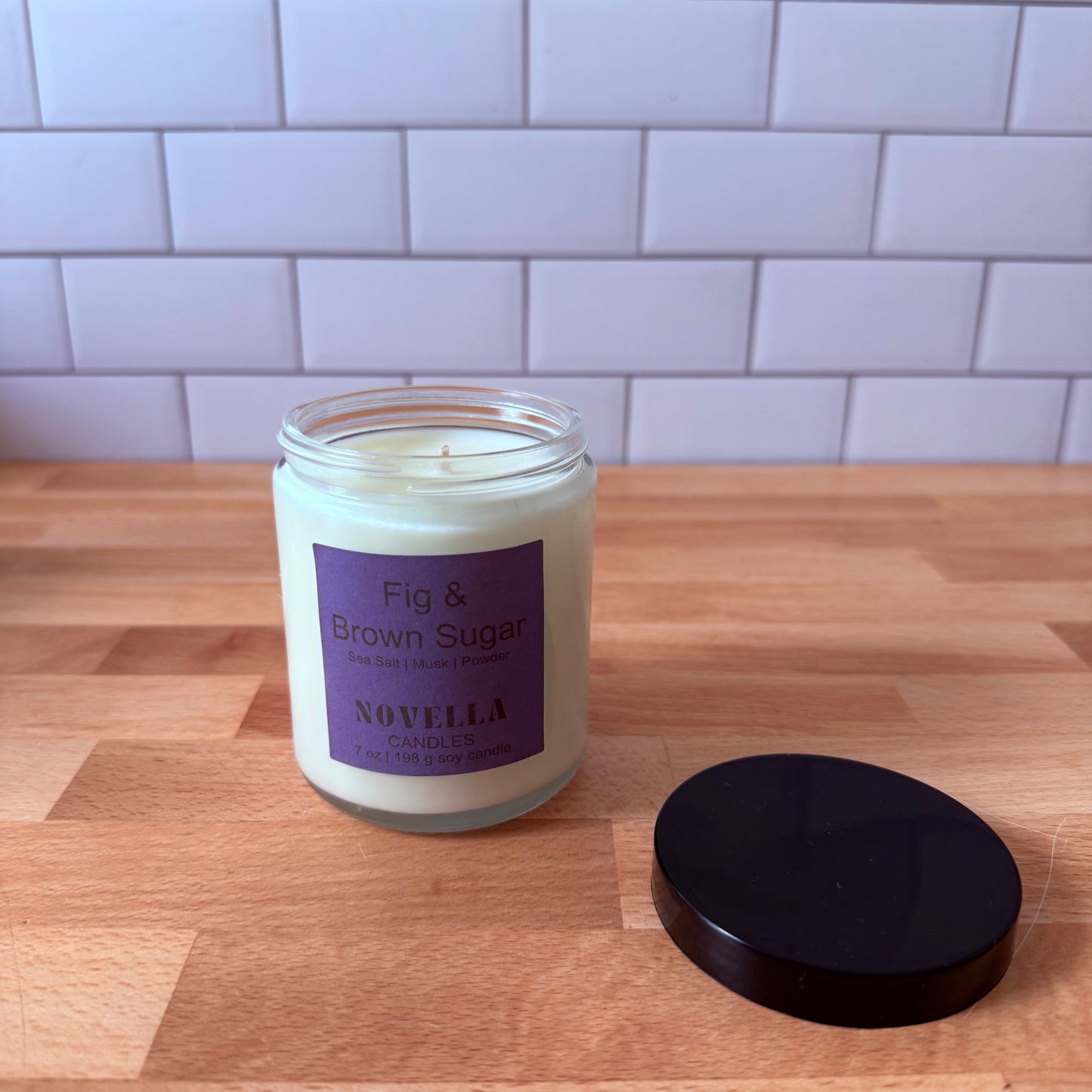 Brown Sugar & Fig Amber Jar Candle