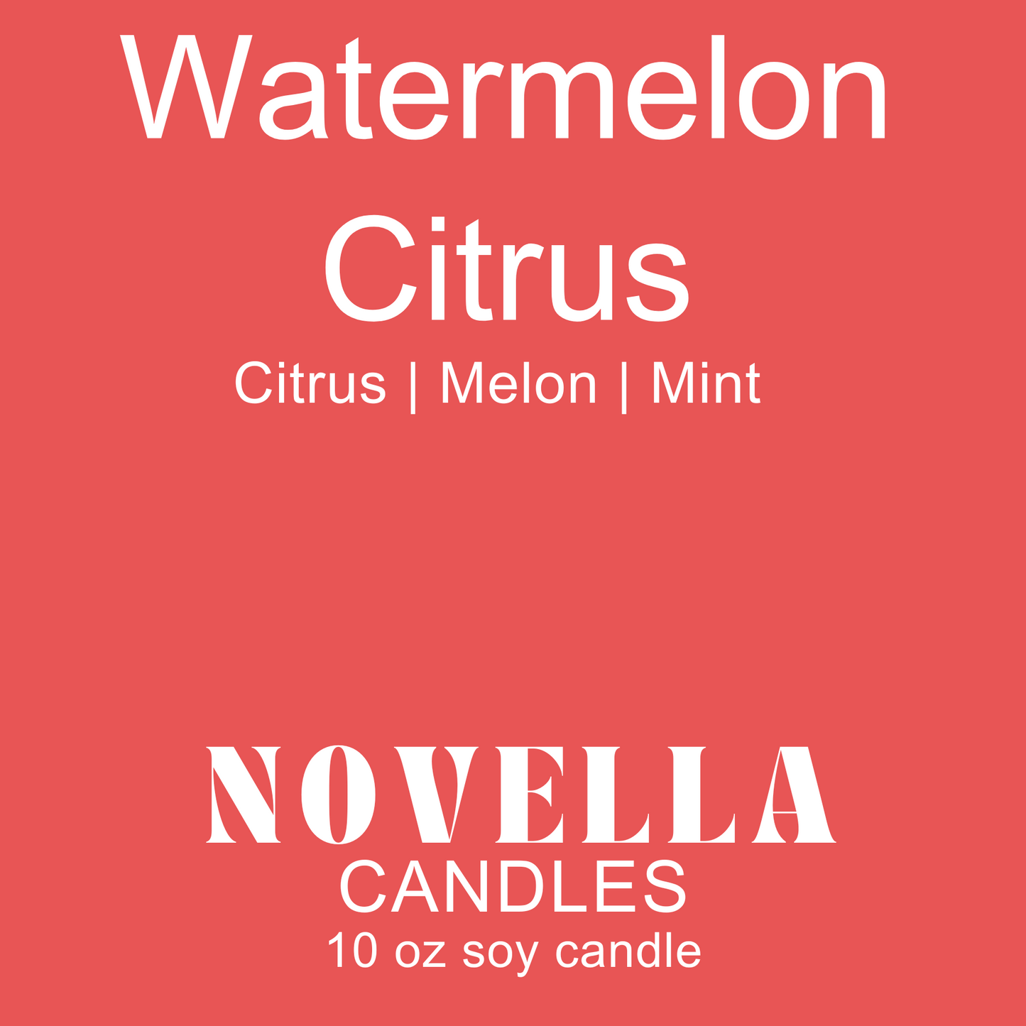 Watermelon Citrus Green Tumbler Candle