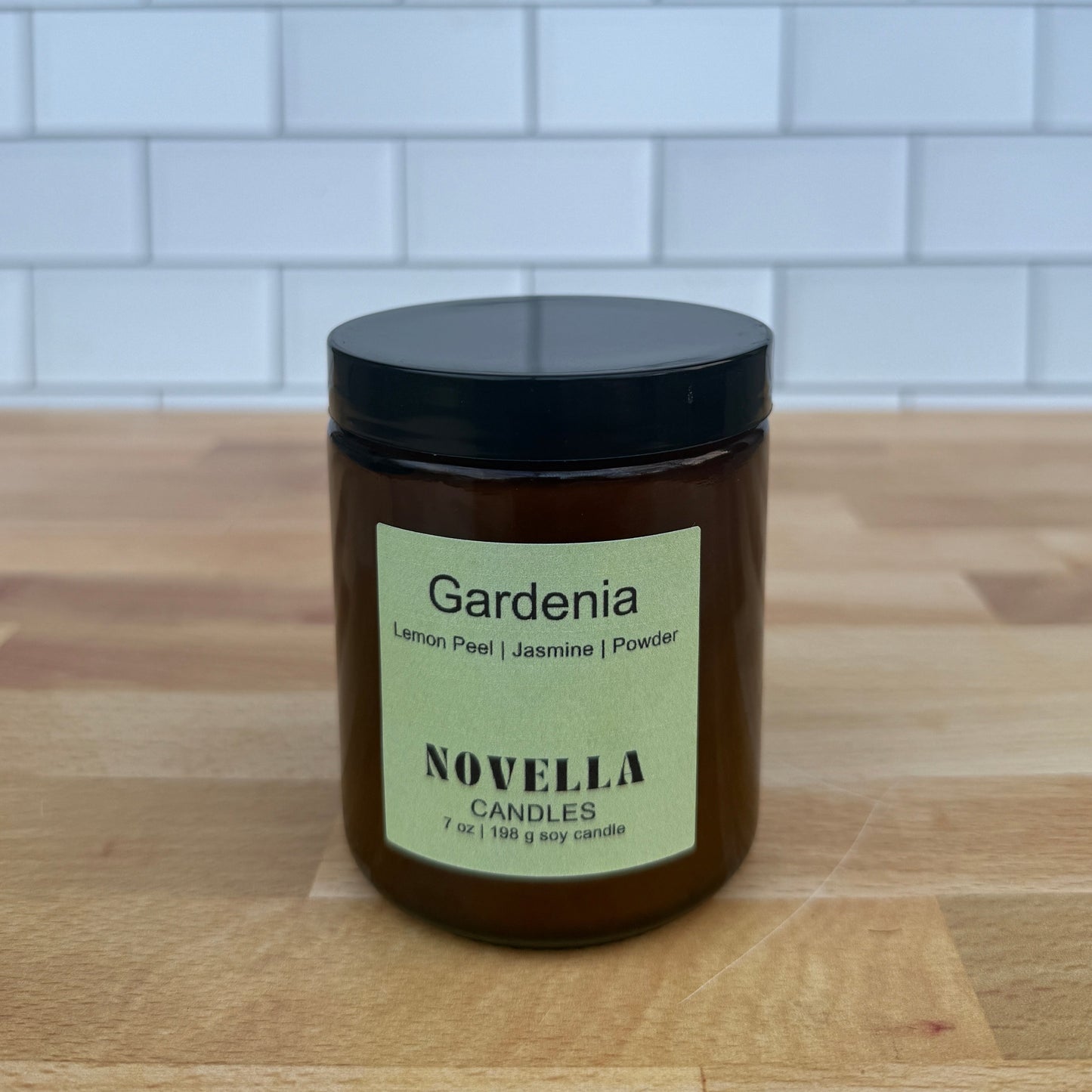 Gardenia Amber Jar Candle
