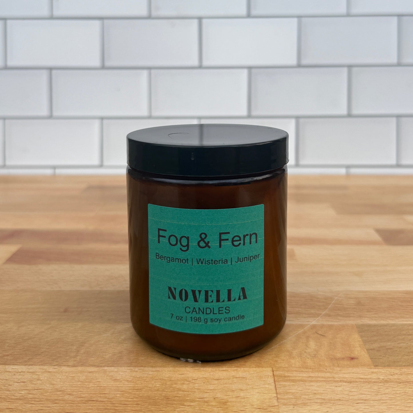 Fog & Fern Amber Jar Candle