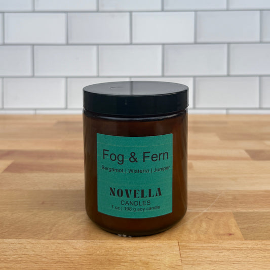 Fog & Fern Amber Jar Candle