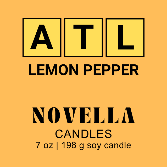 Atlanta Lemon Pepper Amber Jar Candle