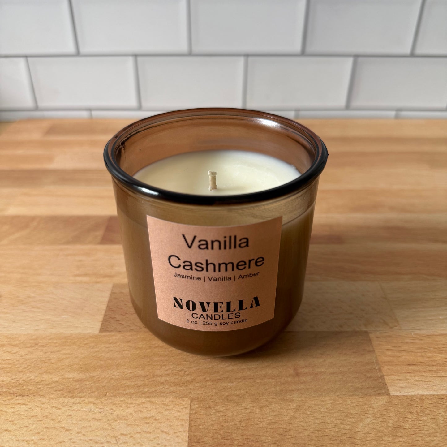Vanilla Cashmere Recycled Glass Candle