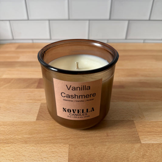 Vanilla Cashmere Recycled Glass Candle