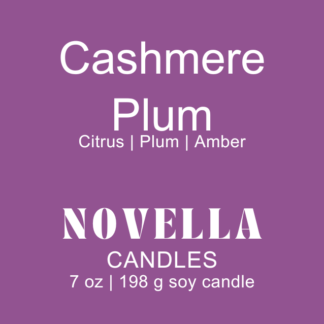 Cashmere Plum Amber Jar Candle