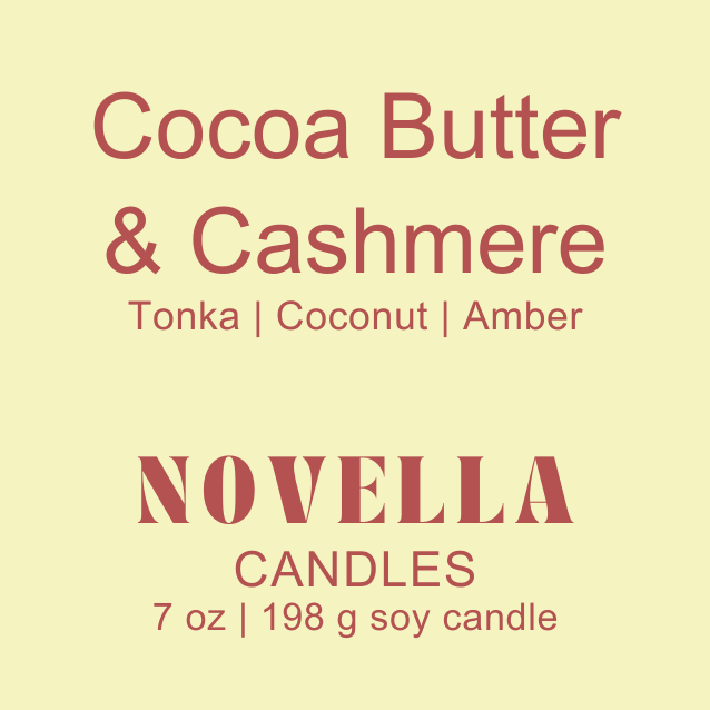 Cocoa Butter & Cashmere Amber Jar Candle