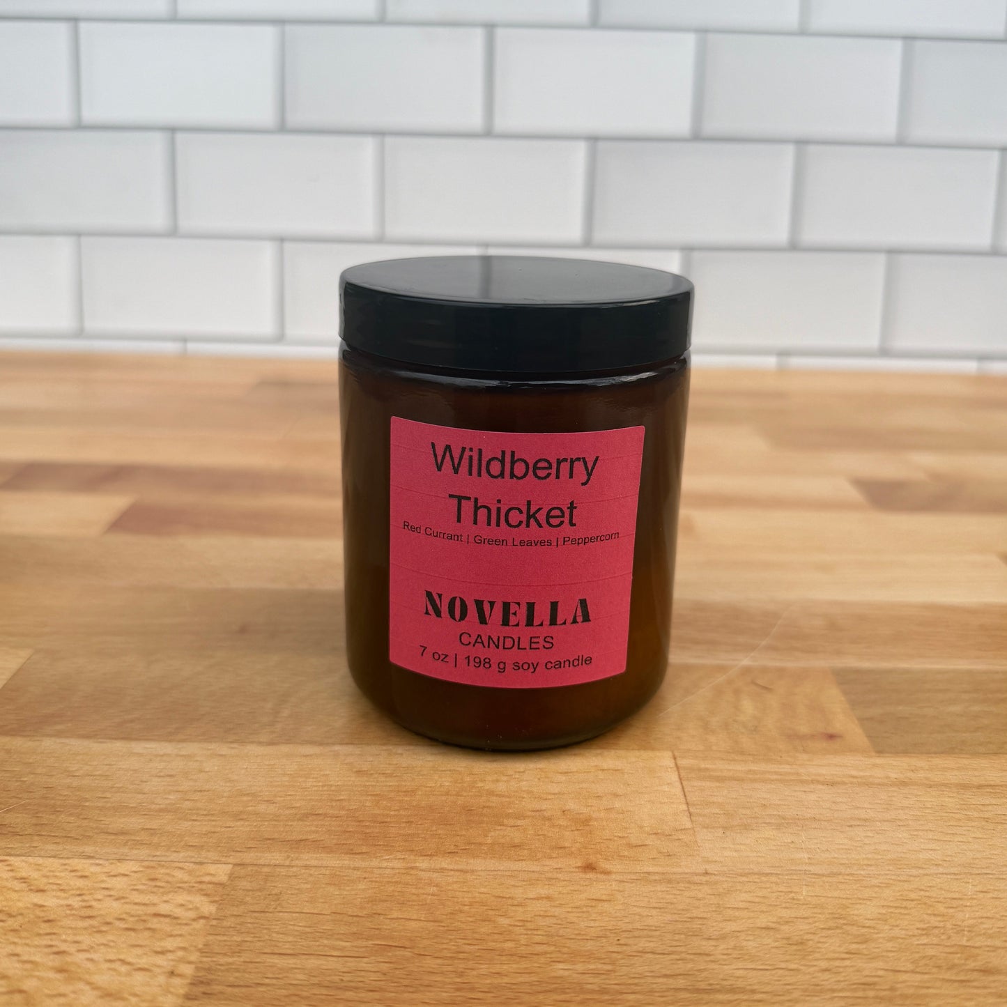 Wildberry Thicket Amber Jar Candle