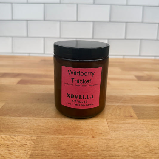 Wildberry Thicket Amber Jar Candle
