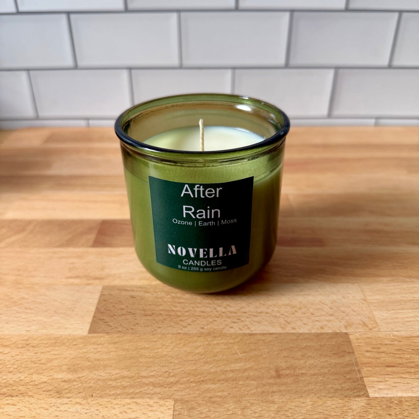 After Rain Recycled Glass Candle