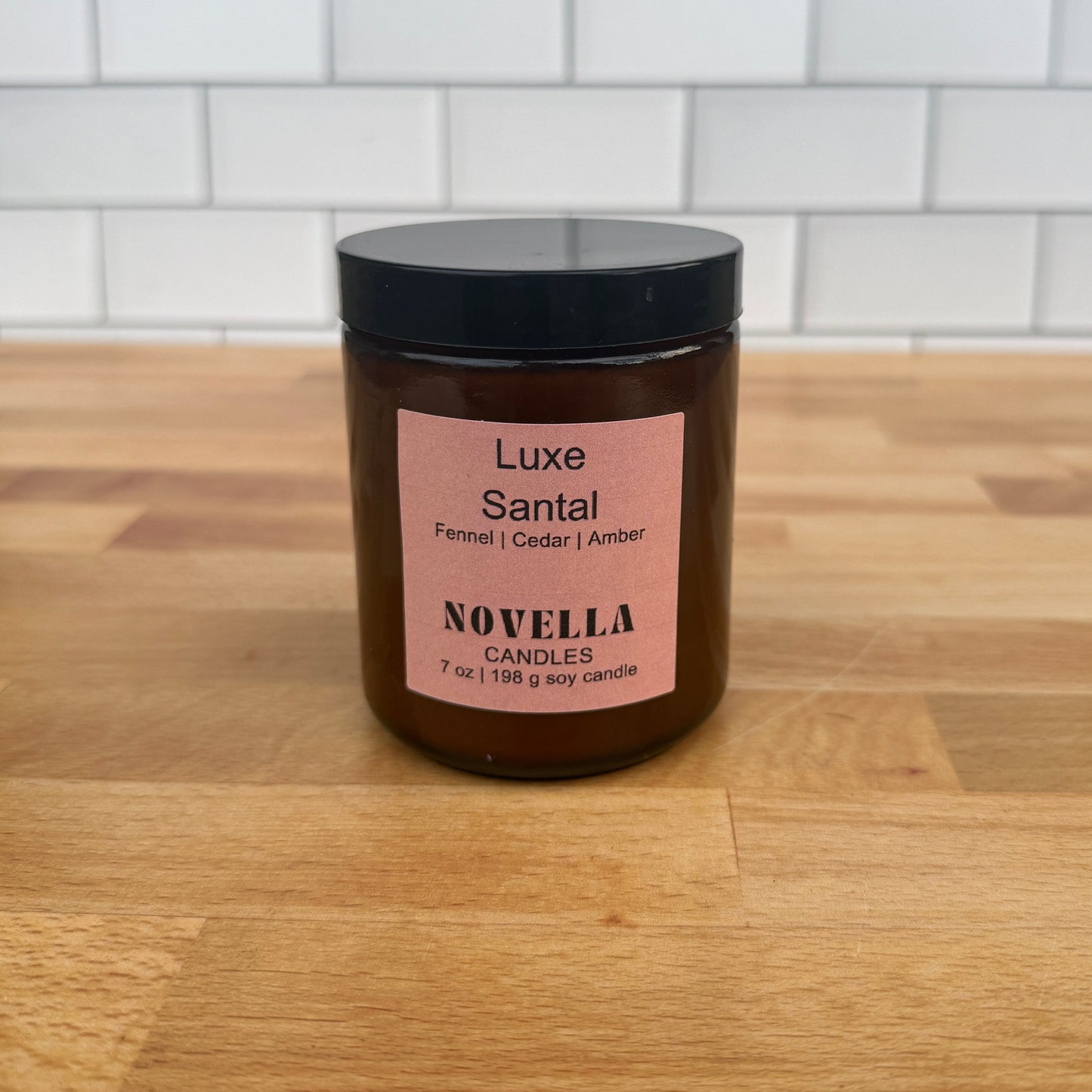 Luxe Santal Amber Jar Candle