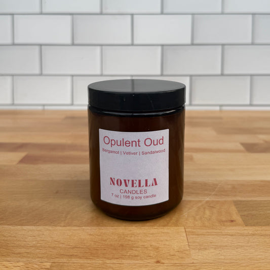 Opulent Oud Amber Jar Candle