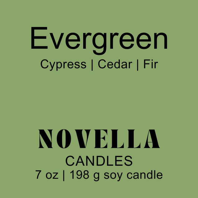 Evergreen Amber Jar Candle