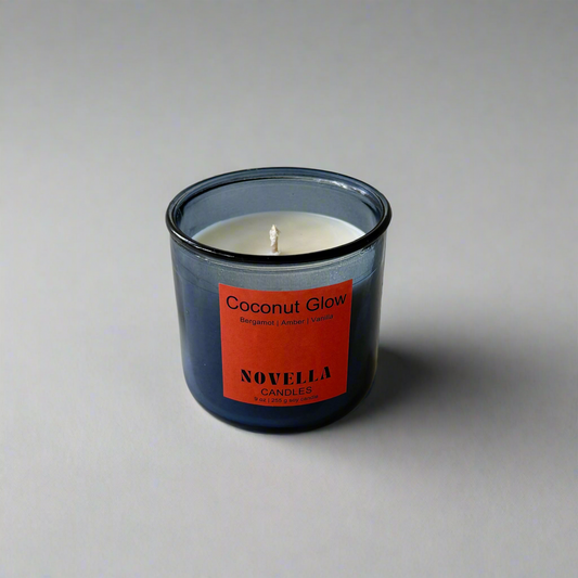 Coconut Glow Recycled Glass Candle
