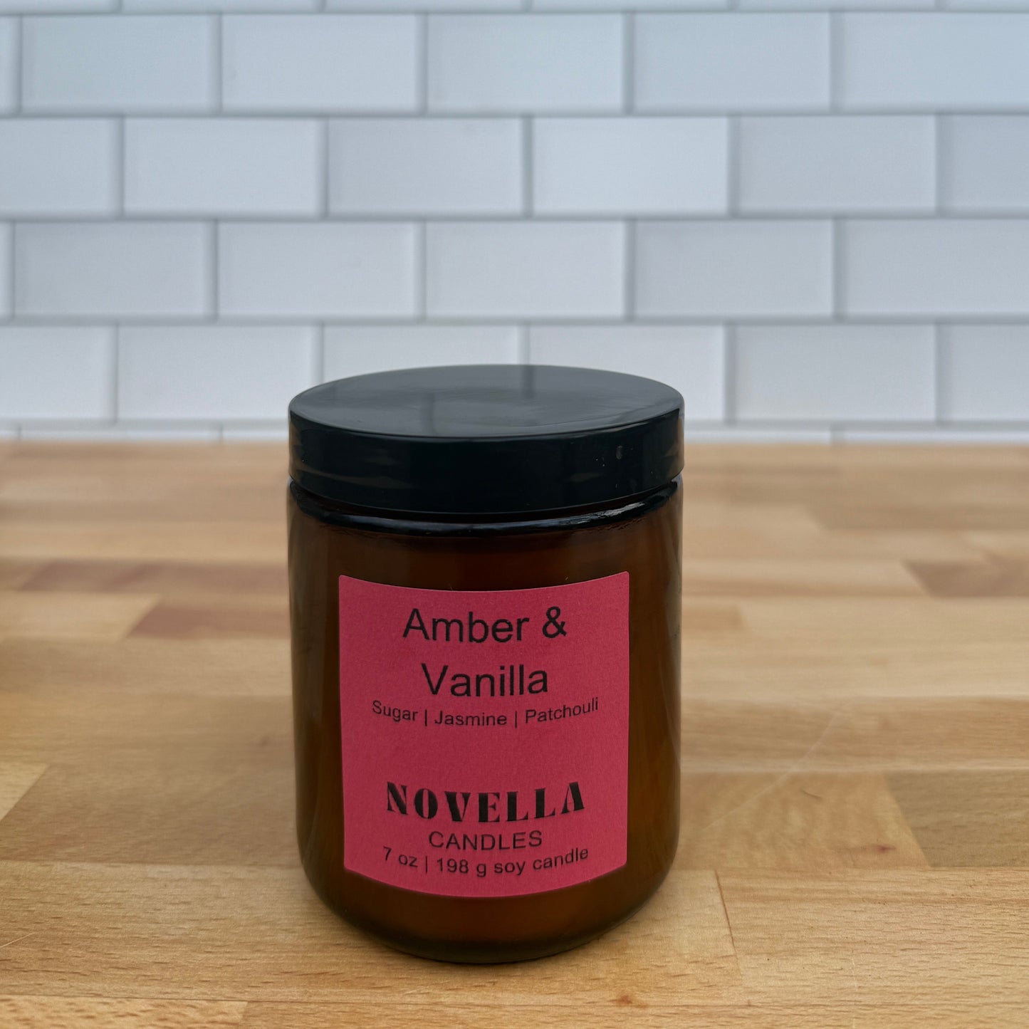 Amber & Vanilla Amber Jar Candle