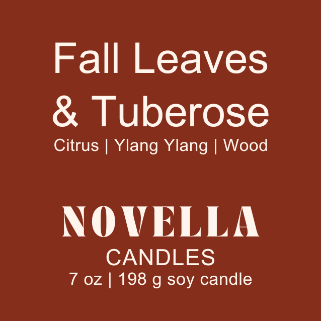 Fall Leaves & Tuberose Amber Jar Candle