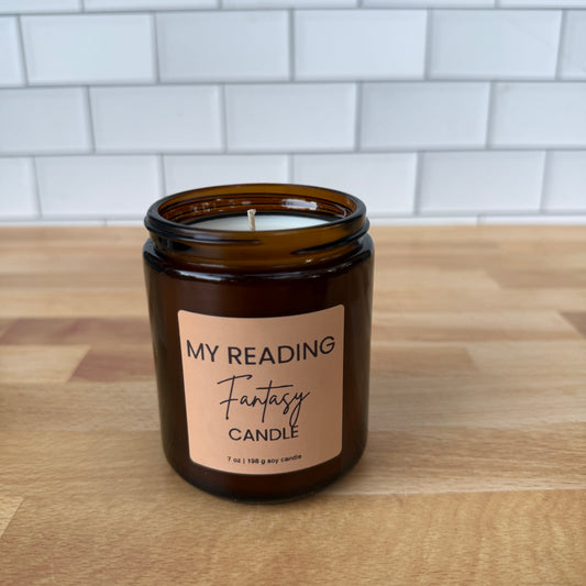 My Reading Fantasy Candle