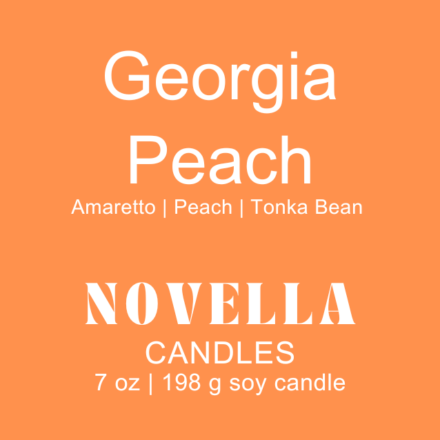 Georgia Peach Amber Jar Candle