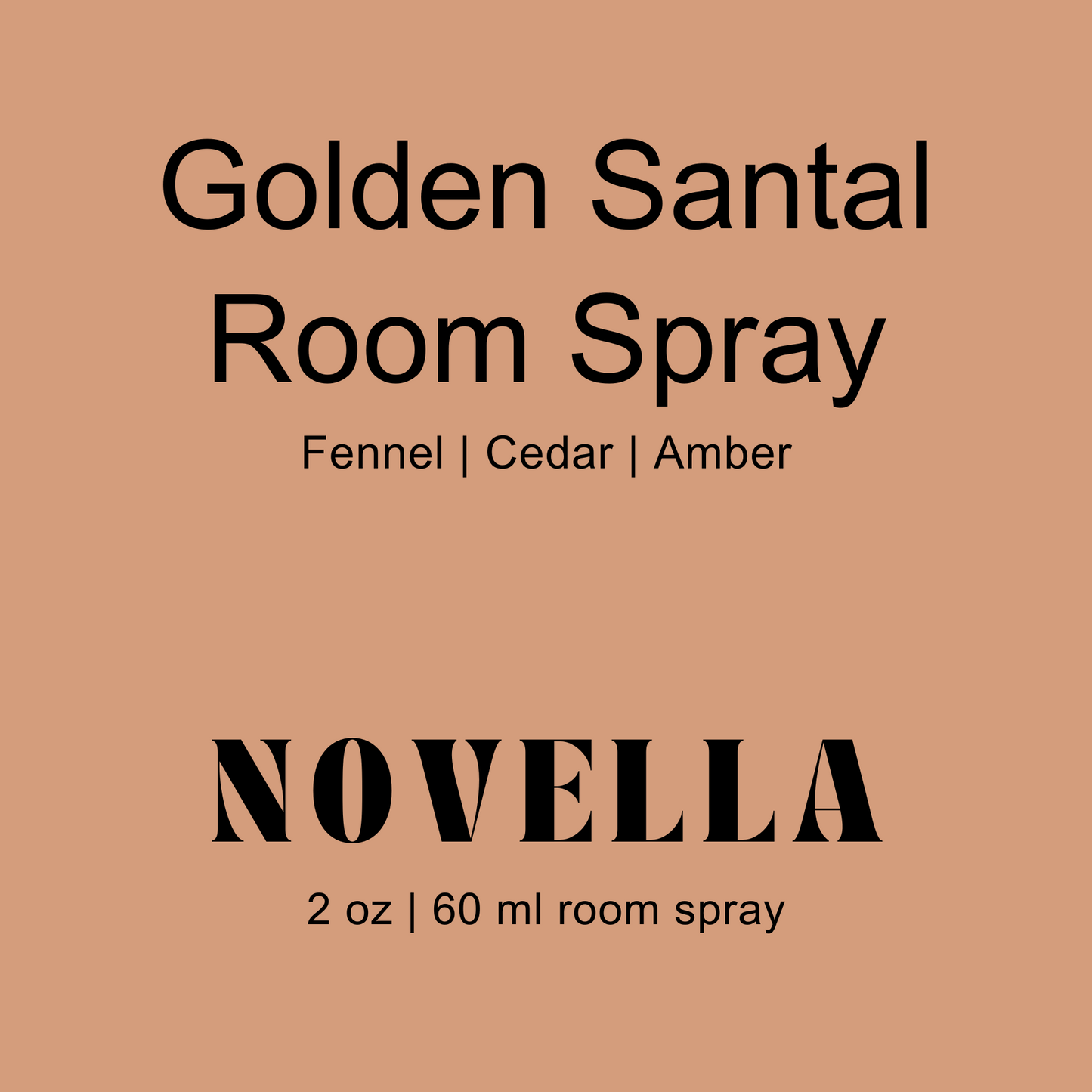 Golden Santal Room and Linen Spray