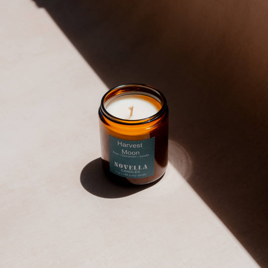 Harvest Moon Amber Jar Candle