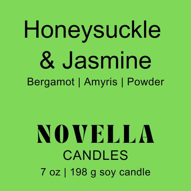 Honeysuckle & Jasmine Amber Jar Candle