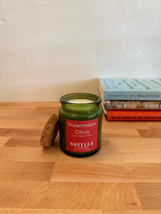 Watermelon Citrus Green Tumbler Candle